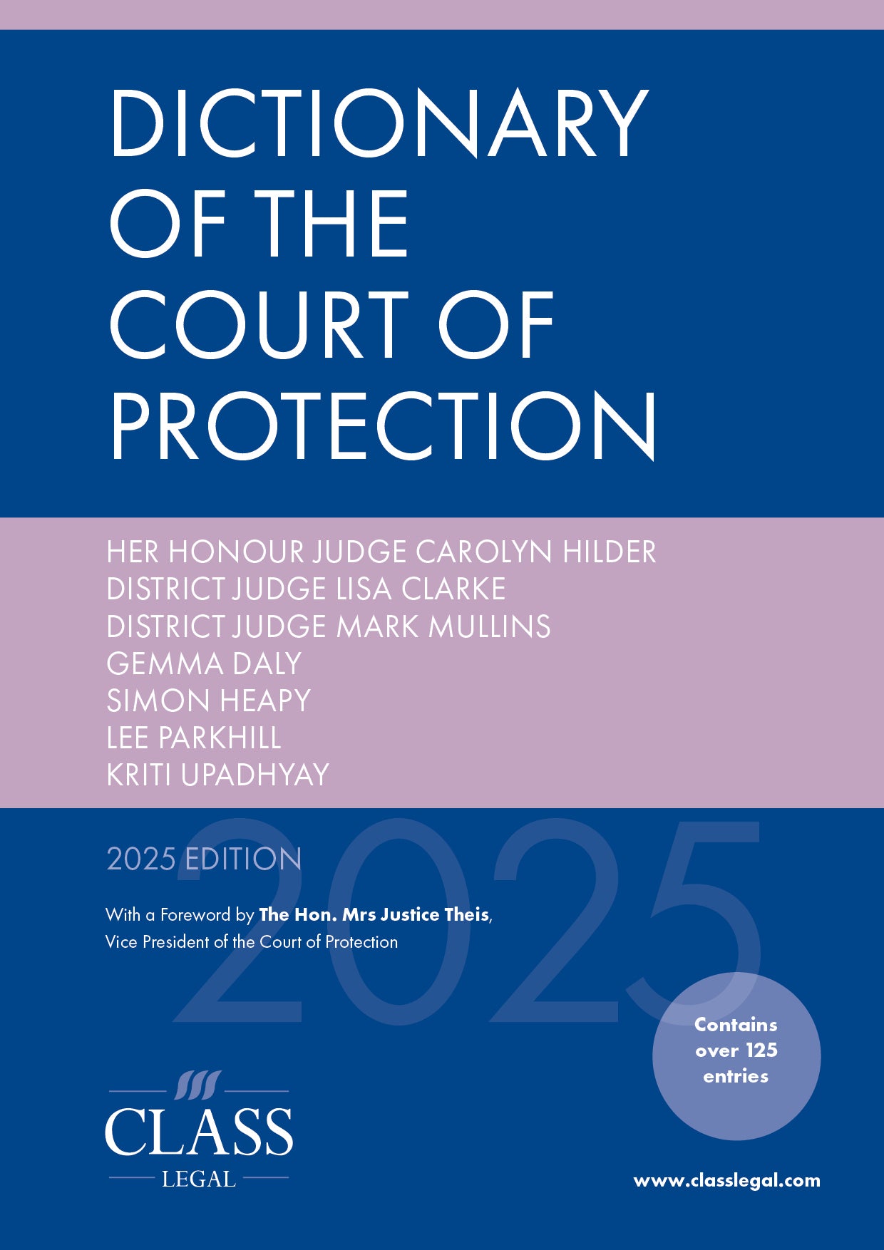 Dictionary Of The Court Of Protection 2025