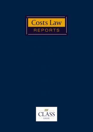 Costs Law Reports cover